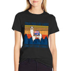 Funny Alpaca Tina You Fat Lard Come And Get Some Dinner  Graphic-printed T-Shirt