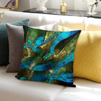 Peacock Impressions Soft Decorative Cover Throw Pillow
