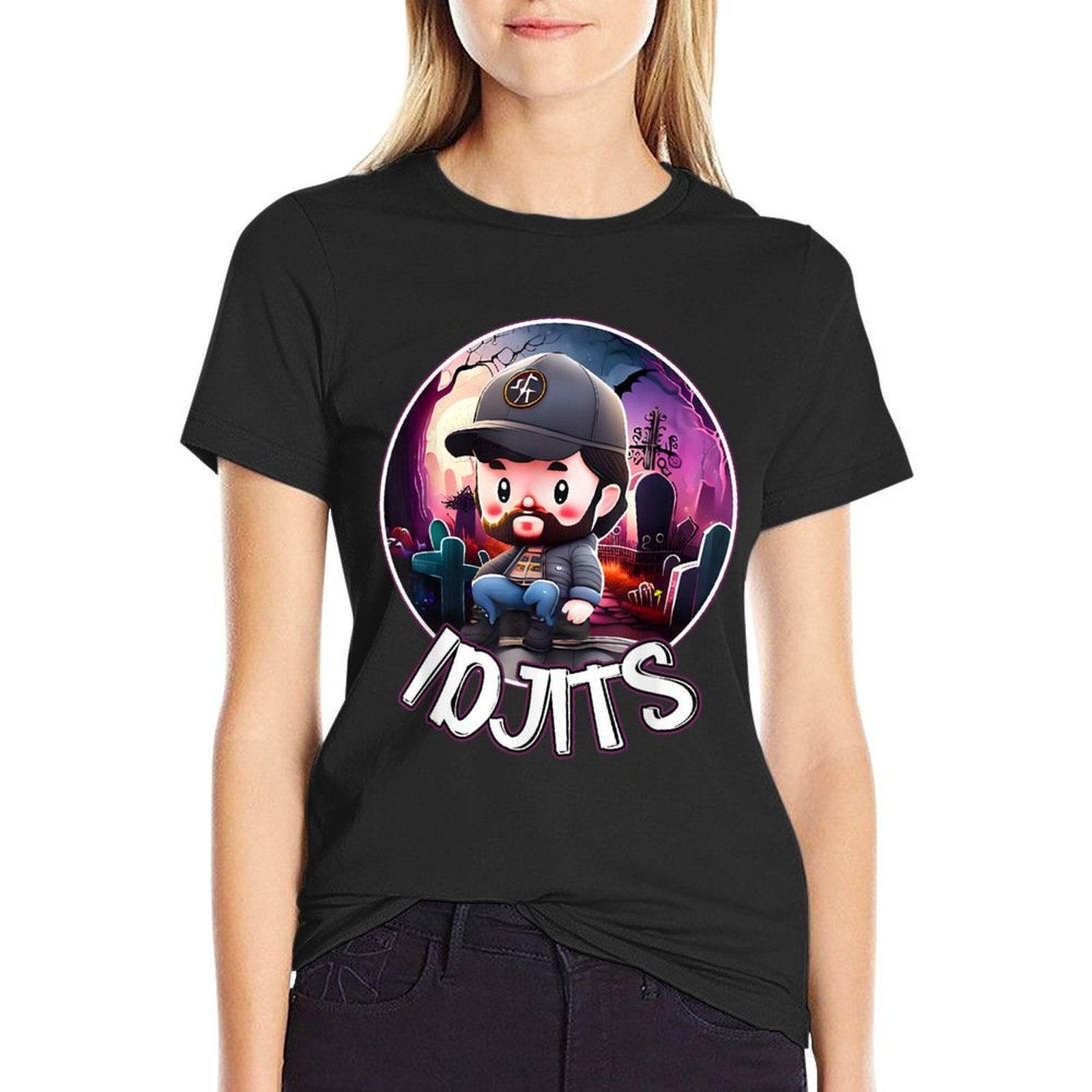 Idjits Cute Funny Bobby SPN Reference  Slim-fit Cut T-Shirt