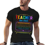 Teacher Definition - Funny Teaching School Teacher  Cotton T-Shirt