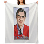 Hello Neighbor (Full Color) Sustainable Throw Blanket