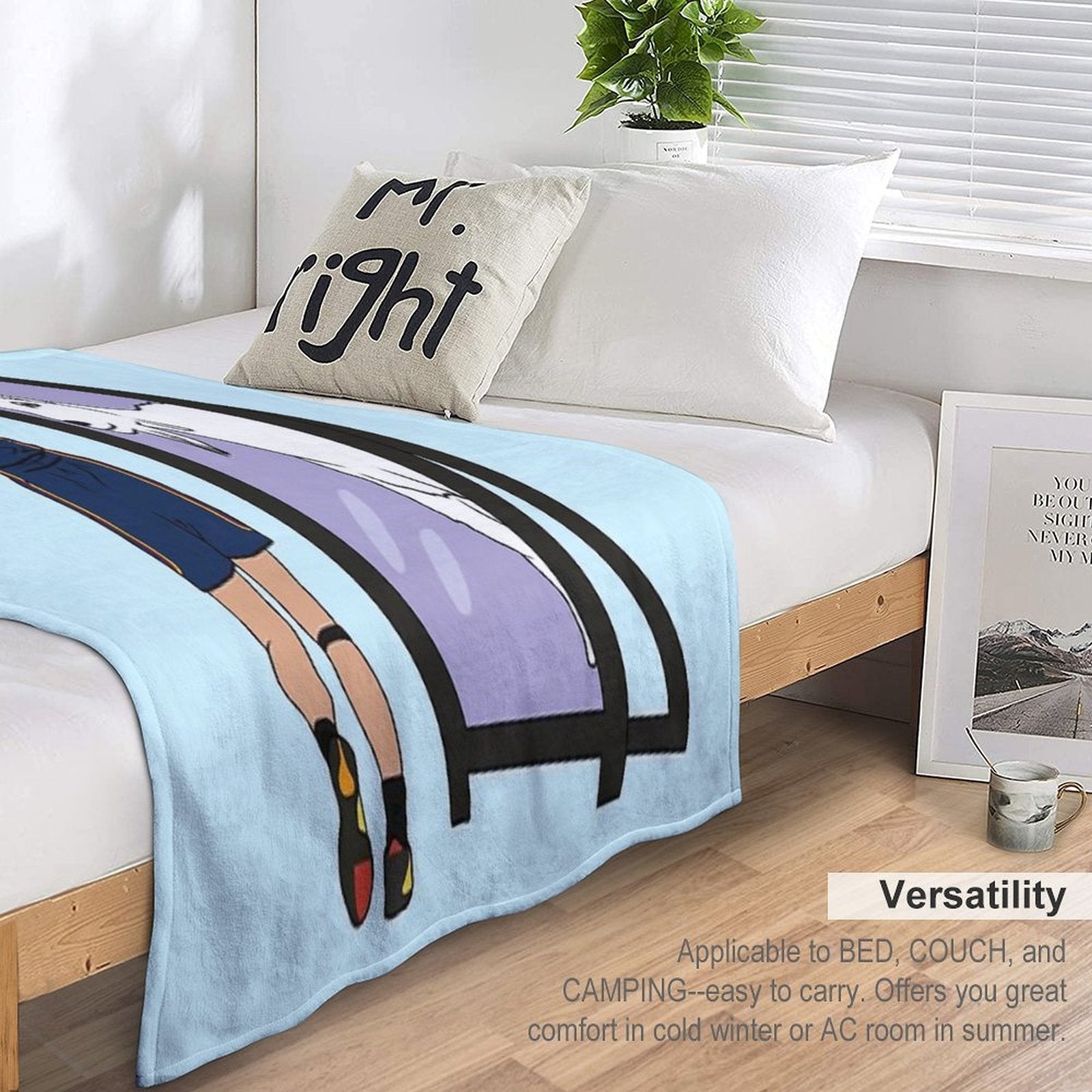 Caitlin Clark Mirror GOAT (Indiana) Shrink-resistant Throw Blanket