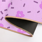 Petal Whimsy - Playful Floral Pattern  Anti-Trip Bath Mat