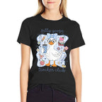 Retro Funny Back To School Teacher Silly Goose Teacher Club  Versatile T-Shirt