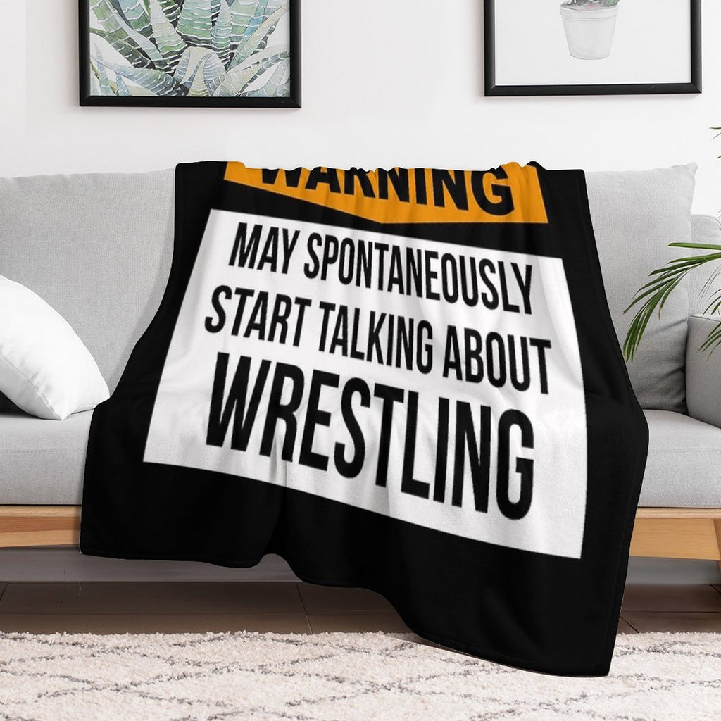 Wrestling All-season Throw Blanket