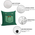 MUZZY Soft Anti-Pilling Throw Pillow