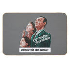 Atomkraft Für Jeden Haushalt - Eine Wichtige Investition - Dark Poster  Non-Slip Bath Mat