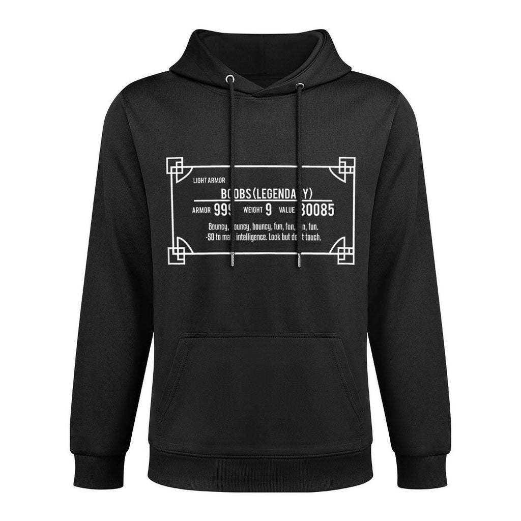 Funny Bouncy Game Inspired Boobs Legendary -50 Male Gamers Easy Care Hoodie