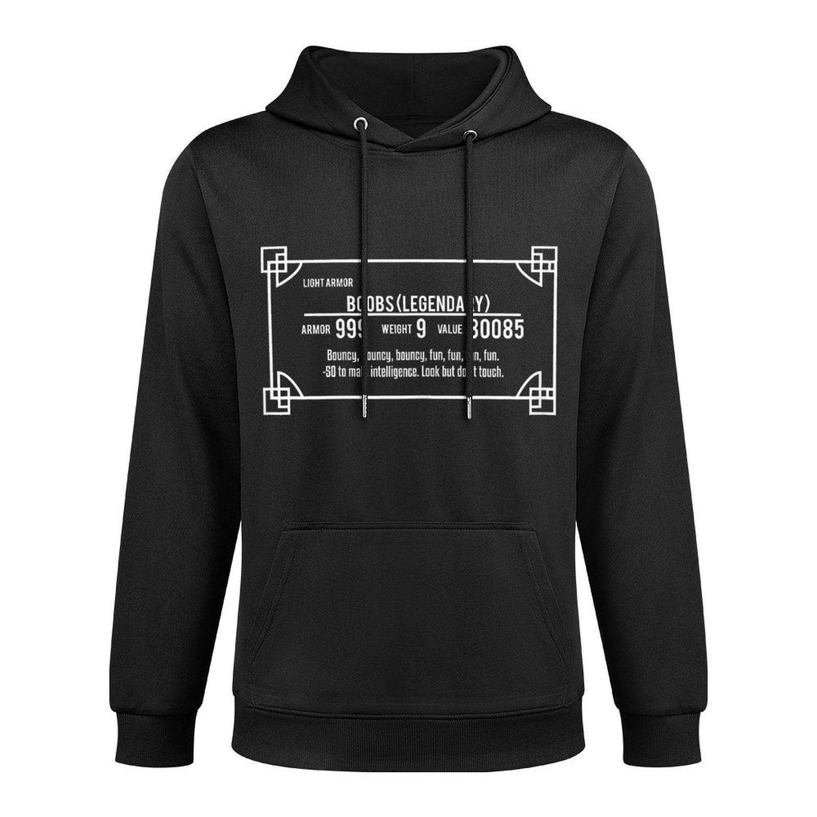 Funny Bouncy Game Inspired Boobs Legendary -50 Male Gamers Easy Care Hoodie