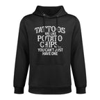Tattoo Loverss Tattooist Ink Meme Pun Funny Tattoo Versatile Streetwear Hoodie