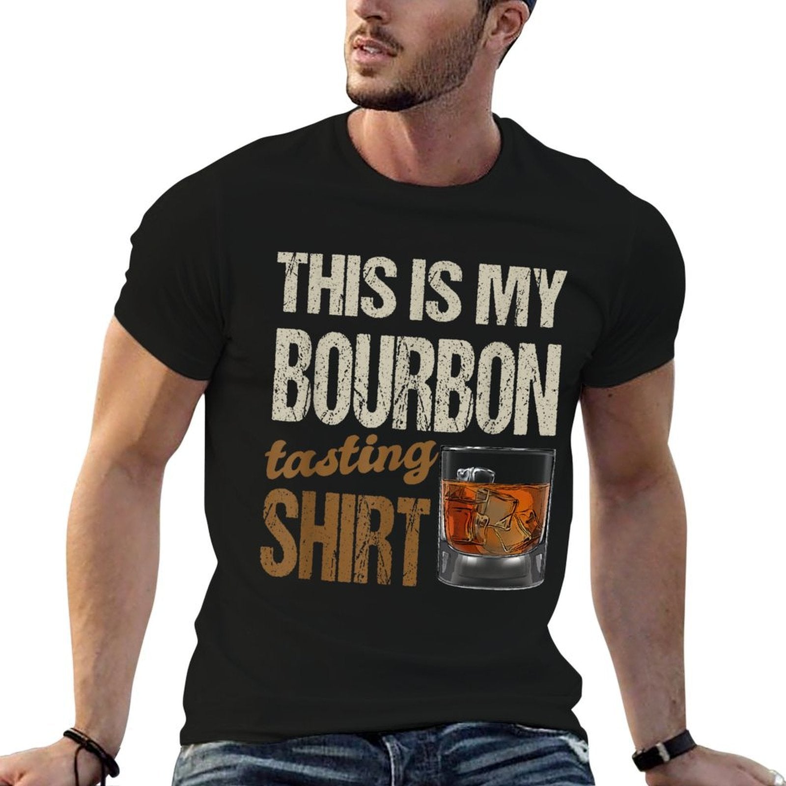 Funny Whiskey This Is My Bourbon Tasting  Affordable Price T-Shirt