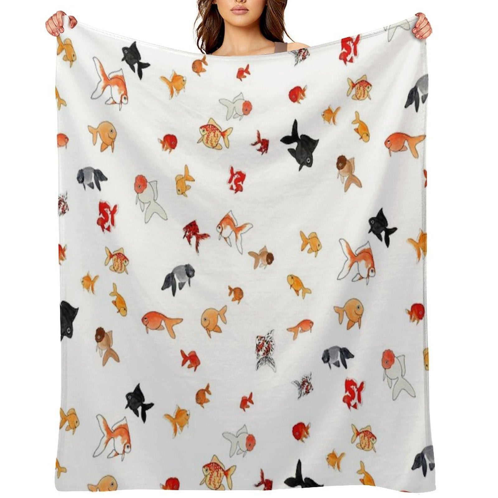 Fish Fancy Compact Throw Blanket