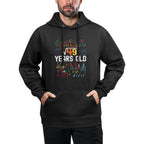 Square Root Of 49 7th Birthday 7 Years Old Birthday Moisture-Wicking Hoodie