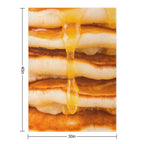 Pancakes Easy Care Throw Blanket