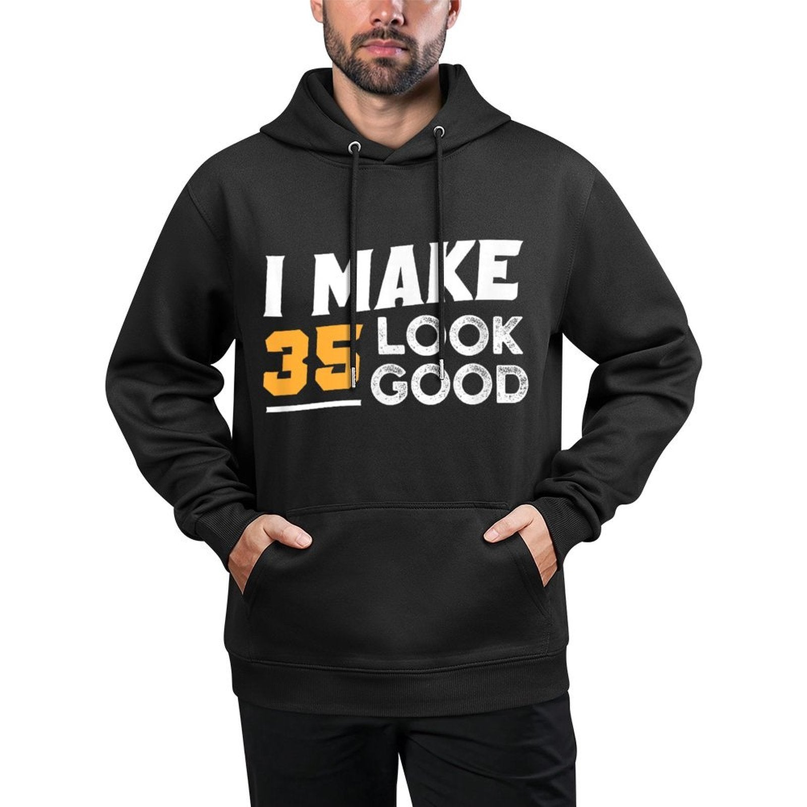 35 Year Old Birthday Gift 35th Birthday Cotton-Polyester Blend Hoodie