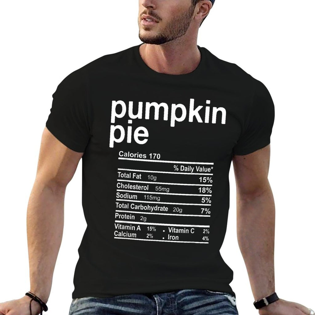 Pumpkin Pie Nutrition Facts Funny Thanksgiving Christmas  Soft T-Shirt