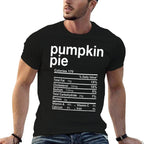Pumpkin Pie Nutrition Facts Funny Thanksgiving Christmas  Soft T-Shirt