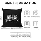 Written And Directed by Quentin Tarantino Soft Easy Maintenance Throw Pillow