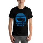 Niagara Falls Waterfall Retro Souvenir Tourist Gift  Moisture-wicking T-Shirt