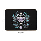 Moon Moth 01  Nikury  Long-Lasting Bath Mat