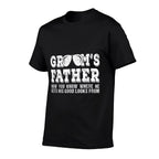 Father of The Groom  Wedding Costume Grooms Father  Slim-fit Cut T-Shirt
