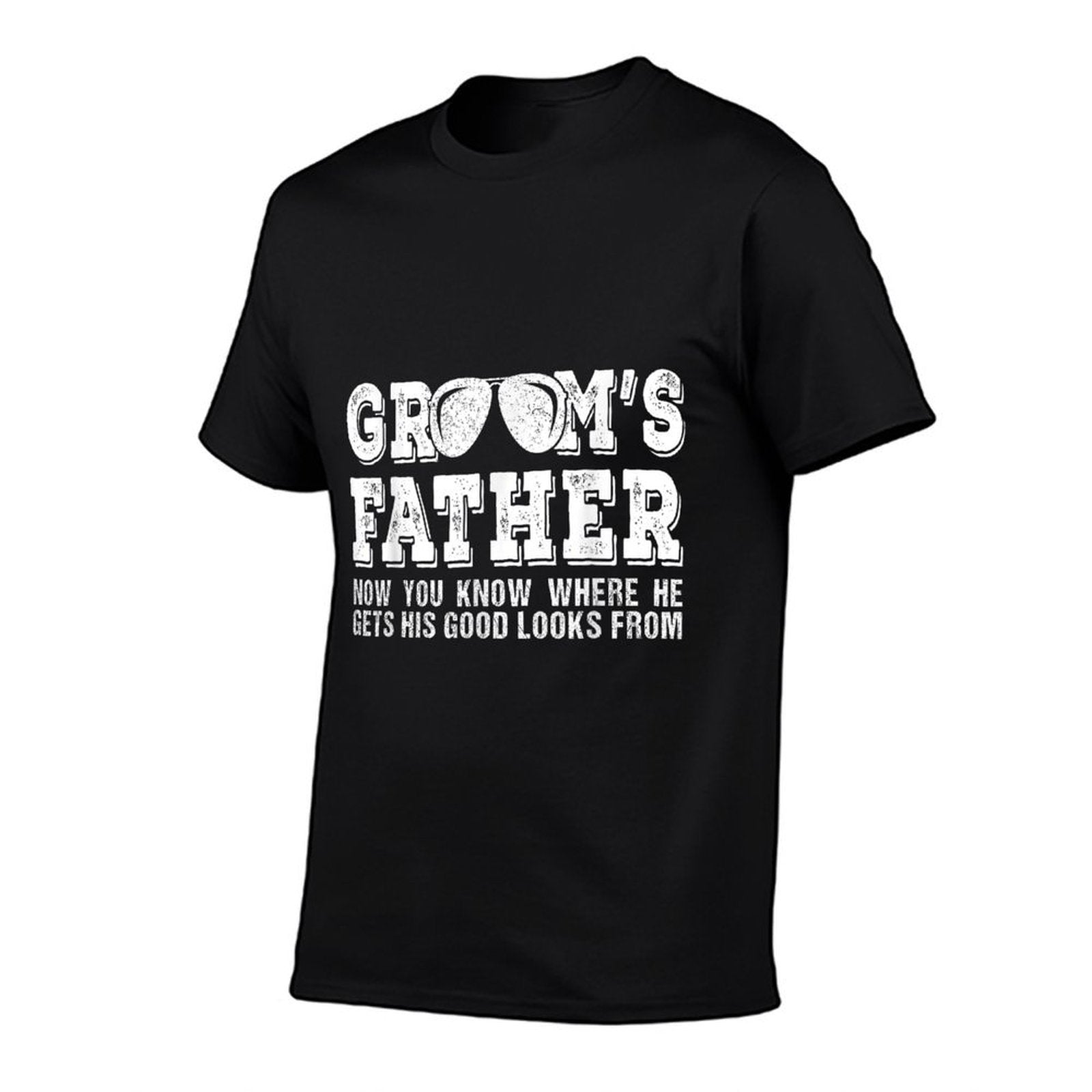 Father of The Groom  Wedding Costume Grooms Father  Slim-fit Cut T-Shirt