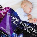 New Boy Band Series Plush Throw Blanket