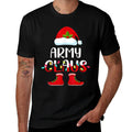 Santa Army Claus Elf Matching Family Group Christmas  Slim-fit Cut T-Shirt