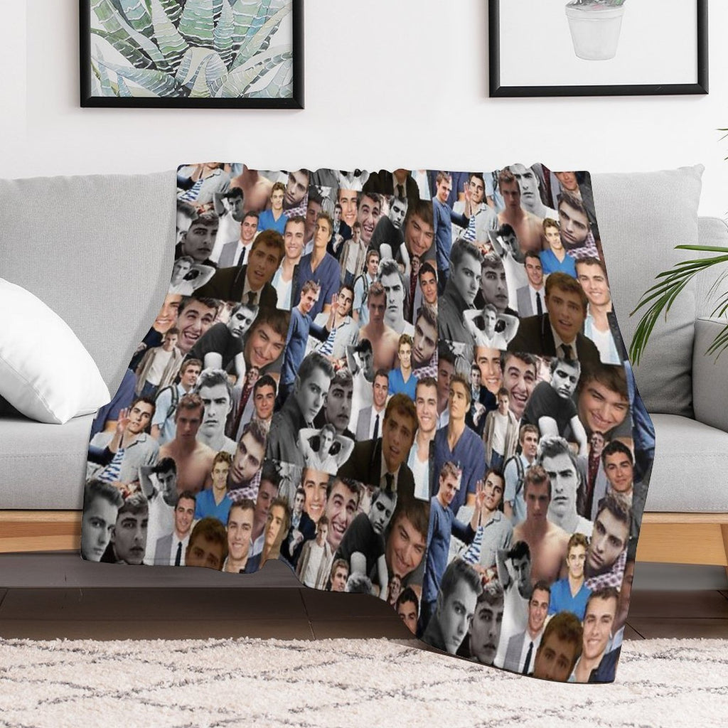 Dave Franco Collage Versatility Throw Blanket