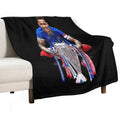 James Tavernier Celebration with Trophy Anti-pilling Throw Blanket