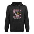 Stepping Into My 64th Birthday Like A Queen Happy To Me Mom All-Day Comfort Hoodie
