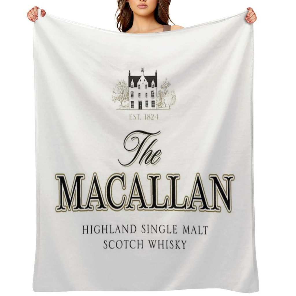 The Scotch Whisky Plush Throw Blanket