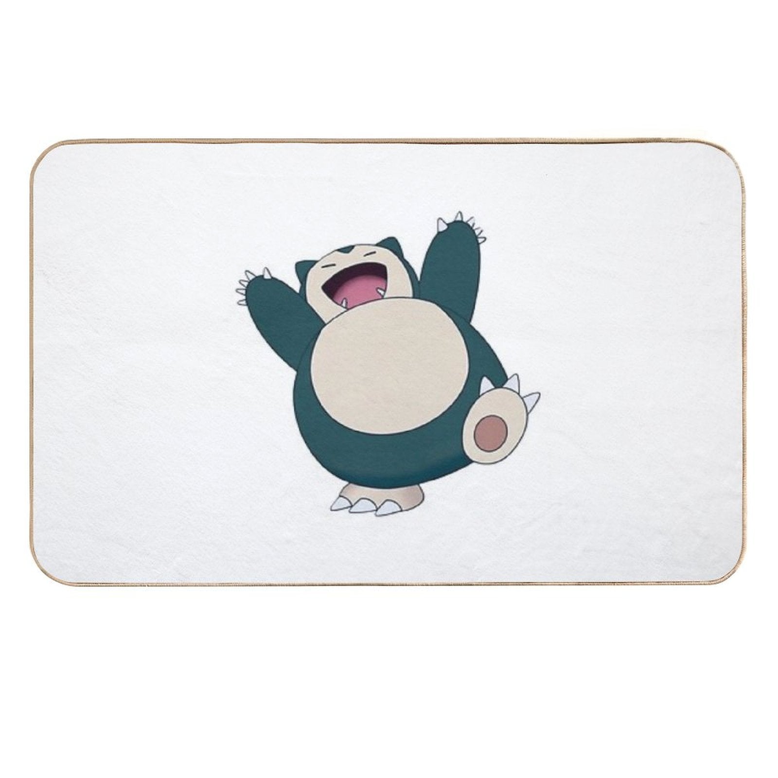Funny Cute Snorlax Cartoon Anime Meme  Slip-Resistant Bath Mat