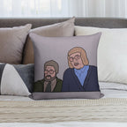 Holiday From Hell Come Fly With Me Judith And Peter Soft Decorative Cover Throw Pillow