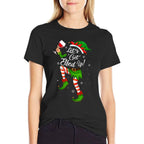 Lets Get Elfed Up Funny Drinking Christmas Cheers Holiday  Stretchy T-Shirt