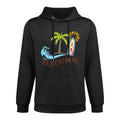 Beach Bum Surfboard Waves Tan Water Ocean Sea Nautical Layering Staple Hoodie
