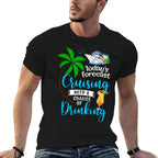 Todays Forecast Cruising with A Chance of Drinking Cruise  Moisture-wicking T-Shirt
