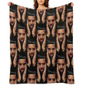 Drke Drizzy Rapper Moasiac Machine-washable Throw Blanket