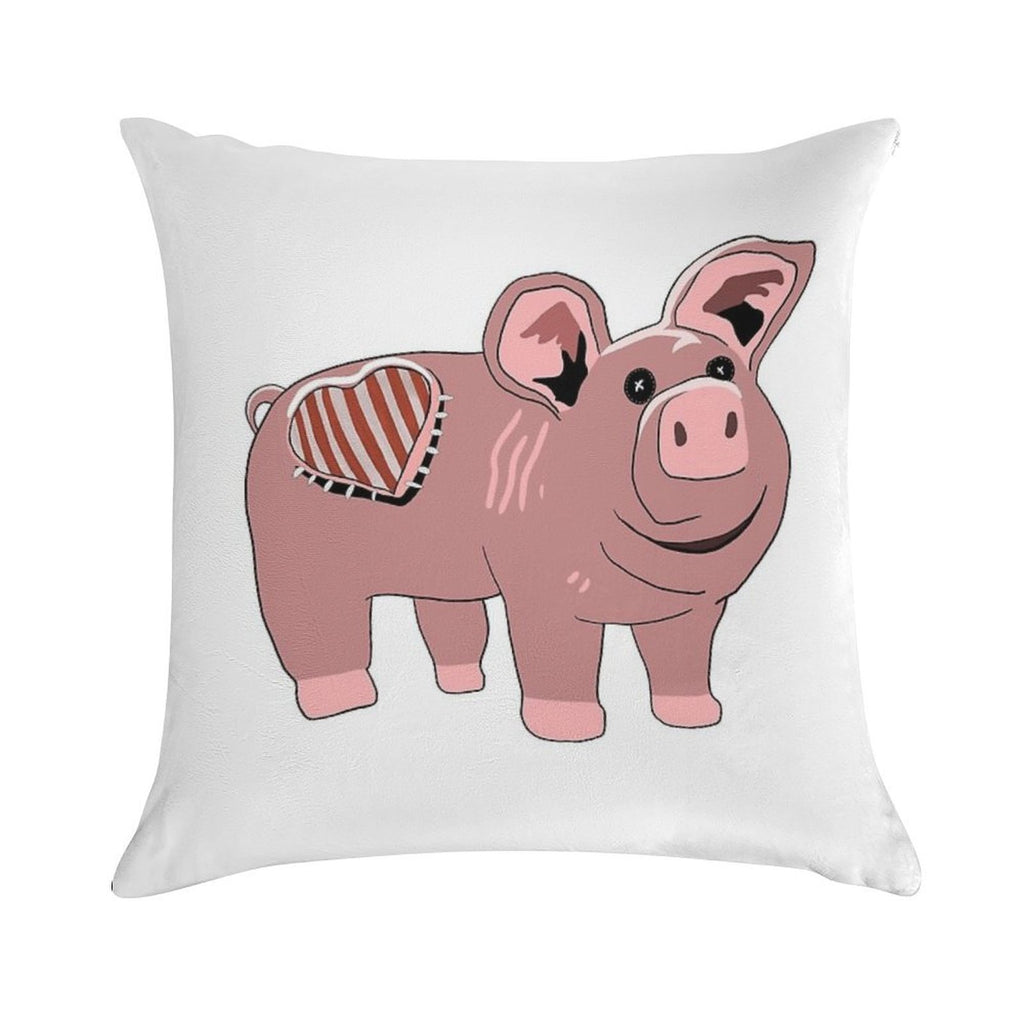 Slumberland Pig Plush Soft Anti-Pilling Throw Pillow