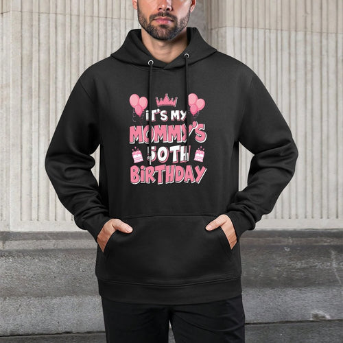 Balloons It's My Mommy's 50th Birthday 1975 50 Years Old Customizable Surface Hoodie