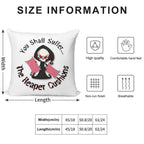 The Reaper Cushions Soft Hidden Zipper Throw Pillow