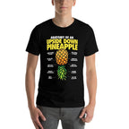 Funny Anatomy of An Upside Down Pineapple Swinger Lifestyle  Polyester Blend T-Shirt