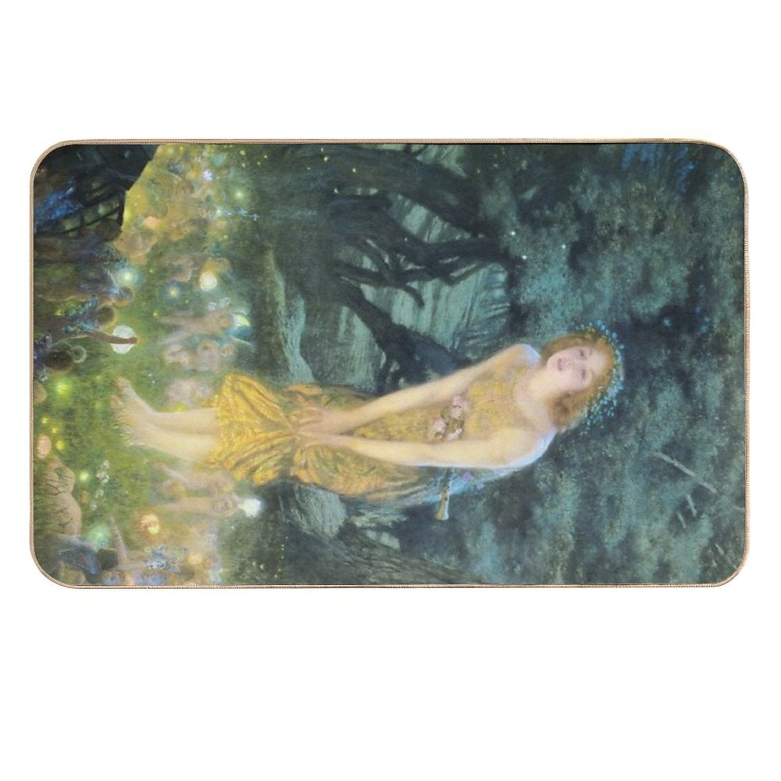 Midsummer Eve Edward Robert Hughes  Multi-Purpose Bath Mat