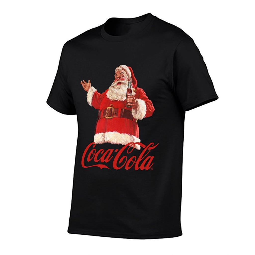 Coca Cola Christmas Santa Bottle Sweatshirt  Tagless Design T-Shirt