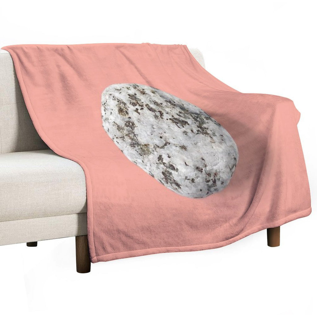 Minimalist Japandi Stone All-season Throw Blanket