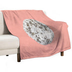 Minimalist Japandi Stone All-season Throw Blanket