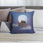 Appa And Team Avatar Under The Moon Soft Style Accent Throw Pillow