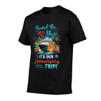 Its Our Anniversary Trip Couples Matching Marriage Cruise  Stretchy T-Shirt