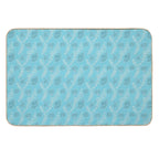 Seafoam Pattern  Repositionable Bath Mat