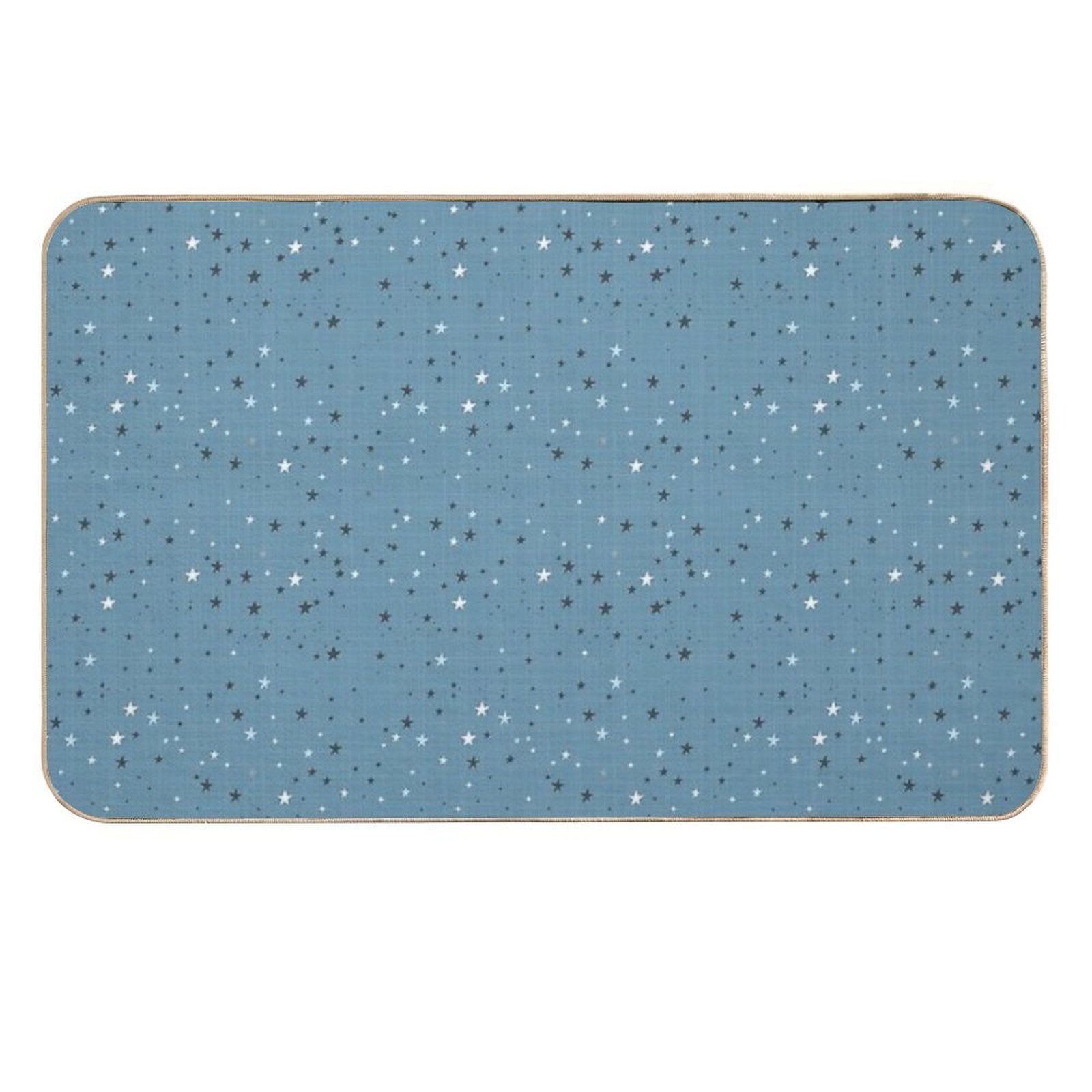 Floating - Ocean Blue  Stain-Proof Bath Mat